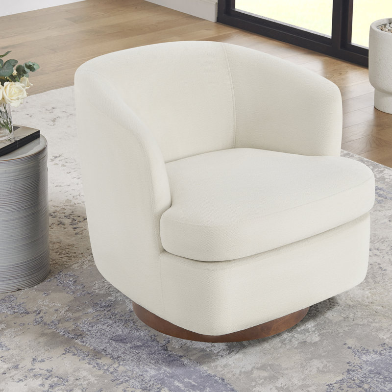 Fauteuil d'appoint pivotant 30 po Billingslee, Beige
