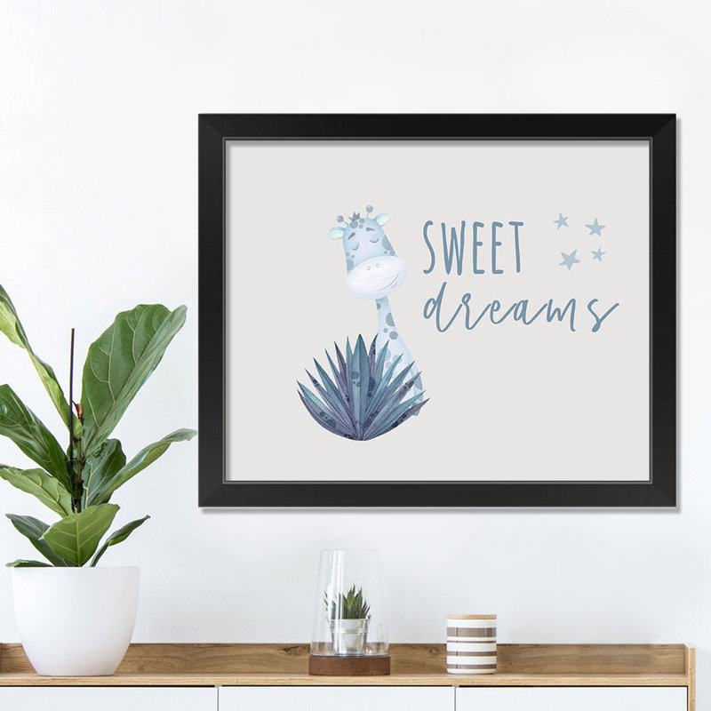 «Sweet Dreams», art encadré, H 20 po x l 16 po x P 1 po