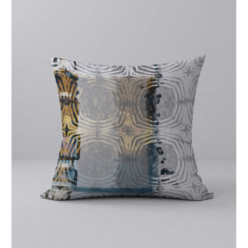 Coussin et housse de coussin carré alerte Plaisir, 24" X 24"