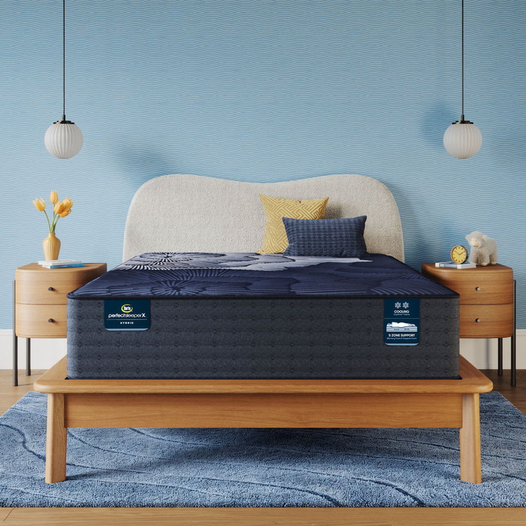 Perfect Sleeper X Prescott Medium Firm Smooth Top 14" Hybrid Mattress Serta Mattress