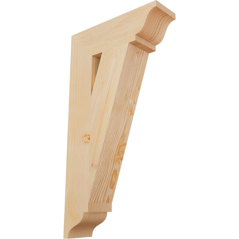 Support traditionnel, Douglas (lisse), H 26 po x l 4 po x P 14 po