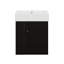 Meuble-lavabo flottant de 21,6 po avec lavabo, meuble-lavabo mural avec lavabo en céramique, rangement à gauche-1328005969