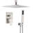 Complete Shower System with Rough-in Valve Bathroom Shower Faucet Set Rainfall Shower Systems-55046043