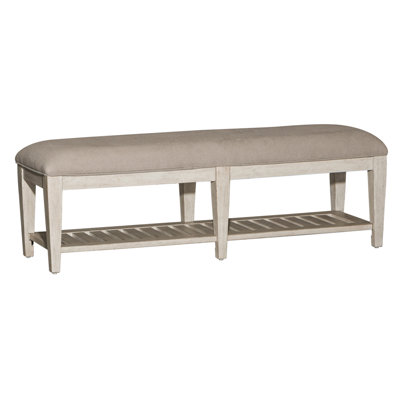 Haylee Polyester Blend Upholstered Storage Bench