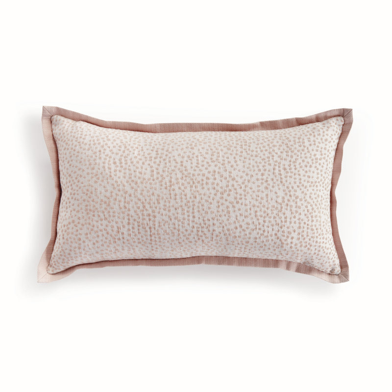 Britt Polyester Indoor/Outdoor Pillow Cover & Insert, Rectangular, 12"H x 22"W