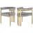 Marcello Velvet Ladder Back Arm Chair-20571947