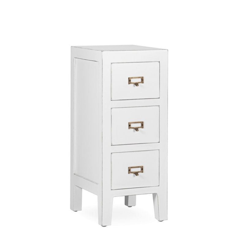 30cm W Solid Wood Bedside Table