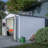 10X8 FT Outdoor Storage Shed, All Weather Metal Sheds With Lockable Doors, Tool Shed For Garden, Patio, Backyard, Lawn-118182102-118182105