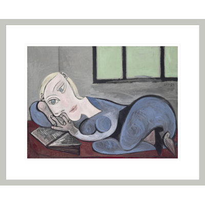 Femme couchee lisant par Pablo Picasso