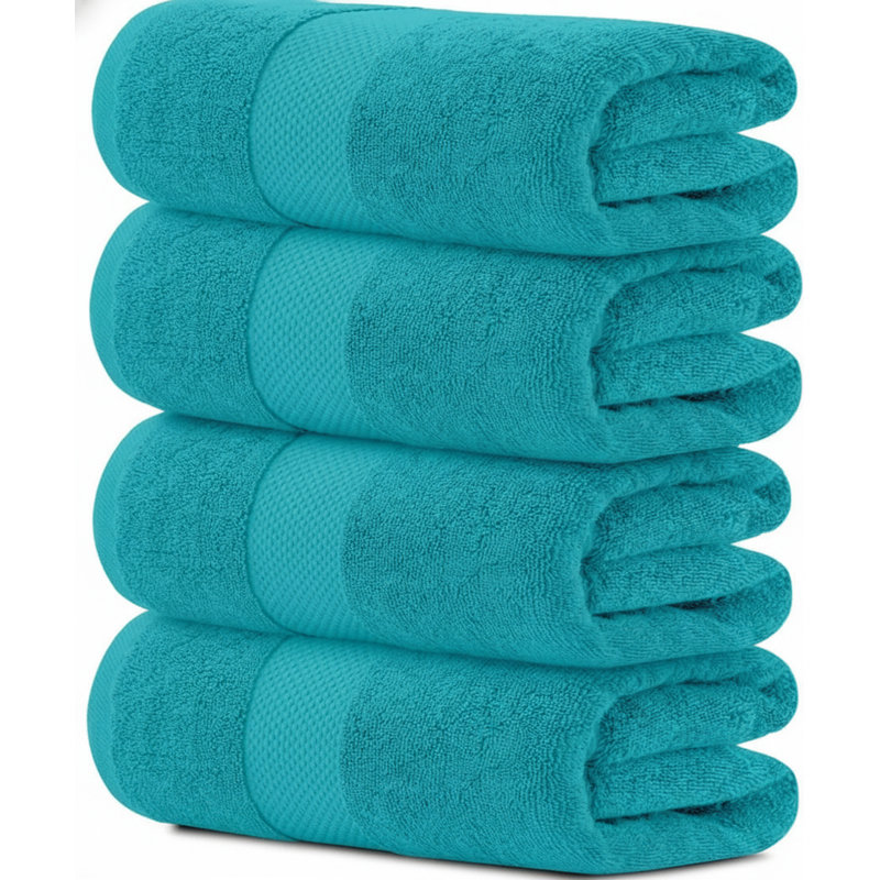 100% Cotton Bath Towel, Aqua