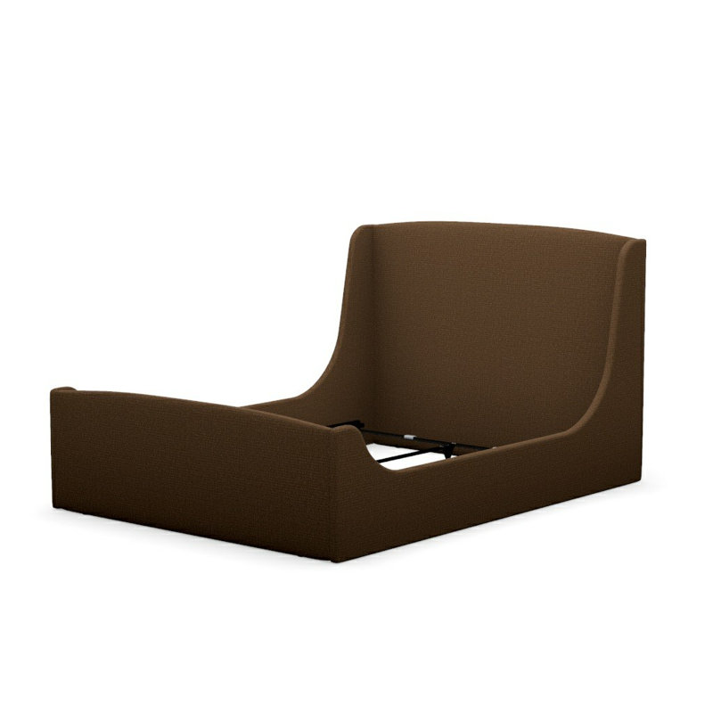 Swan Upholstered King Bed, Block 654212, Queen