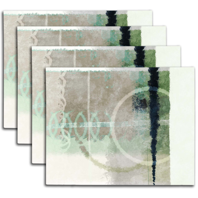 Napperon abstrait en polyester