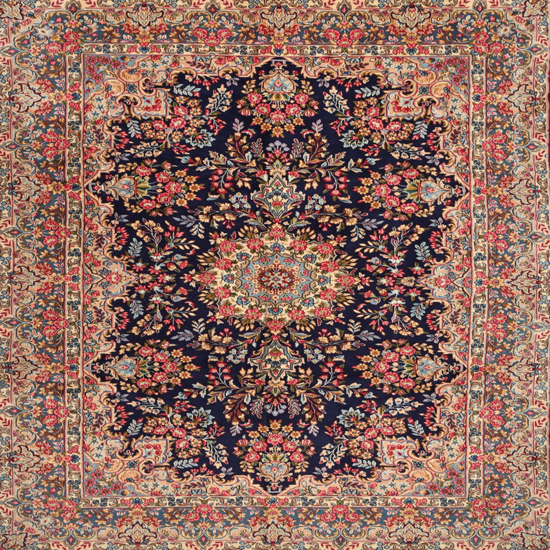 Leja Oriental Indoor Rug, Square 4'