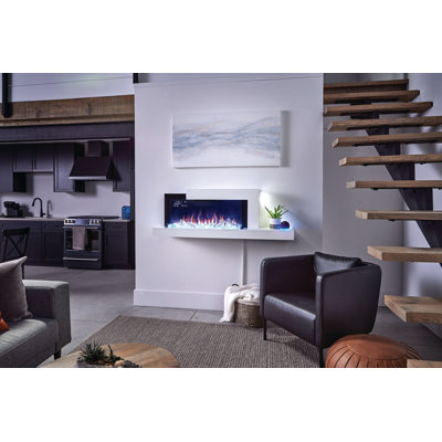 Napoleon Stylus Cara Elite Smart Wall Hanging Electric Fireplace - NEFP32-5019W-IOT - 59-Inches Wide
