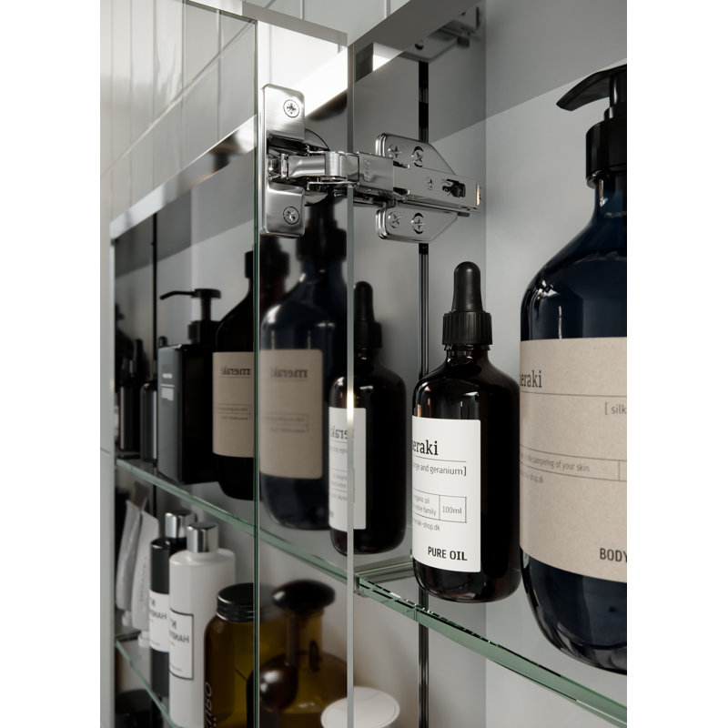 Pharmacie à une porte en aluminium