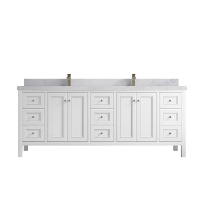84 po Nashville X P 22 po De salle de bain double en albâtre