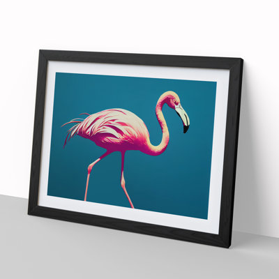 Thrilling Flamingo - Single Picture Frame Print