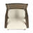 Peper Acacia Outdoor Stool with Cushion-1200308003