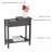Verrill Flip Top Console Table – 2 Piece Living Room End Tables with Hidden Hinged Storage Compartment and Lower Shelf-2025992313