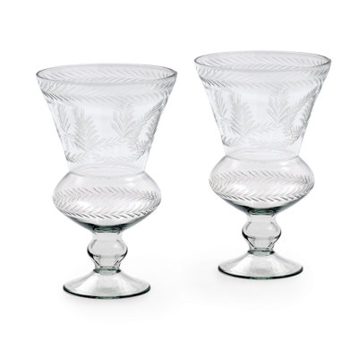 9'' H Glass Tabletop Hurricane