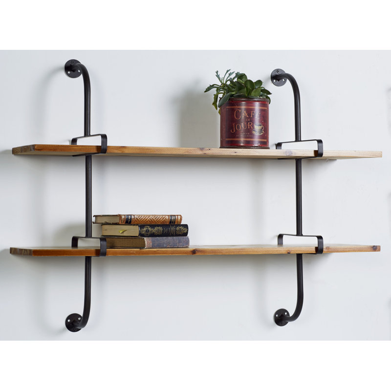 Springlake 2 Piece Wood Floating Shelf