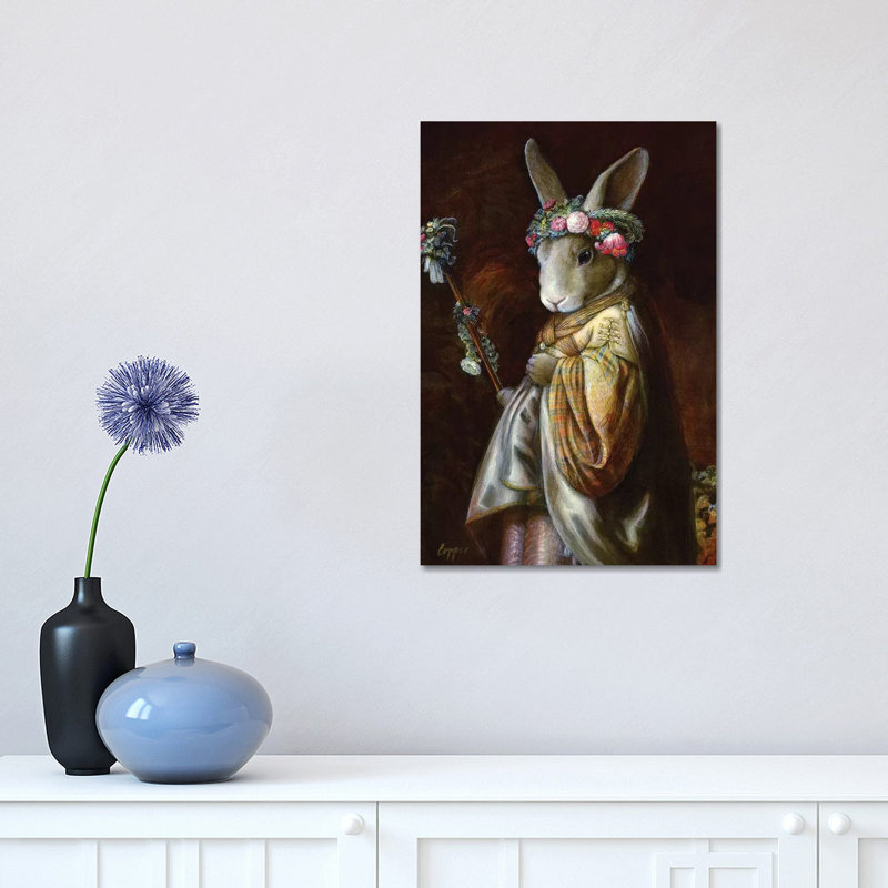 Mango As Flora by Melinda Copper - Painting on Canvas, Wrapped Canvas, 66.04 cm H x 45.72 cm W x 3.175 cm D