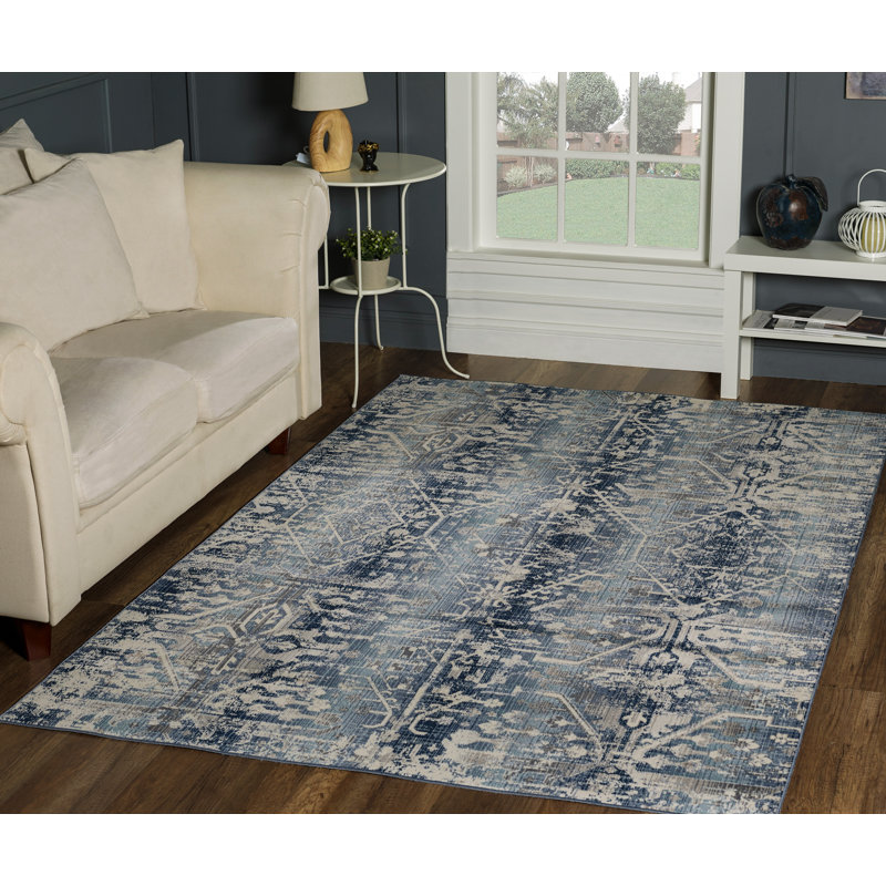 Morvant Southwestern Indoor Rug, Rectangle 4'2" x 6'2"