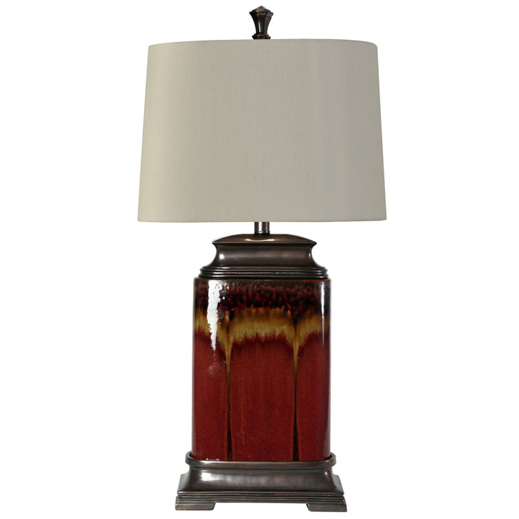 (Part of it is cracked) mGarik 31.5" Brown Table Lamp