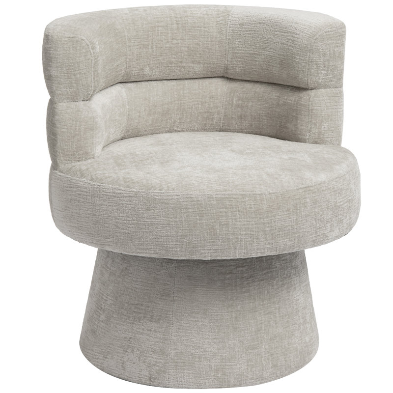 Upholstered Side Chair, Beige