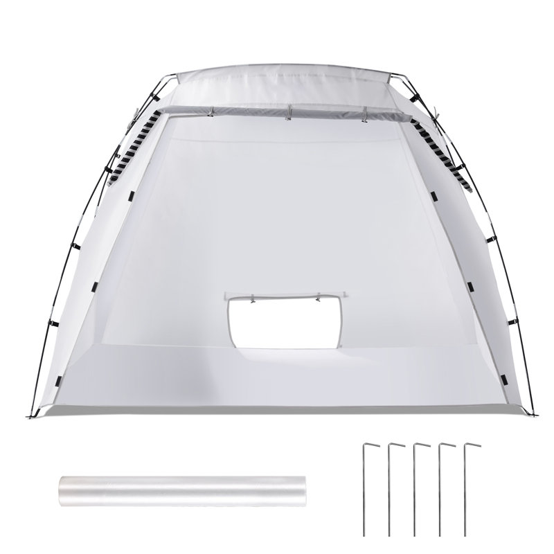 Tent, 38.1cm H x 139.7cm W x 45.7cm D