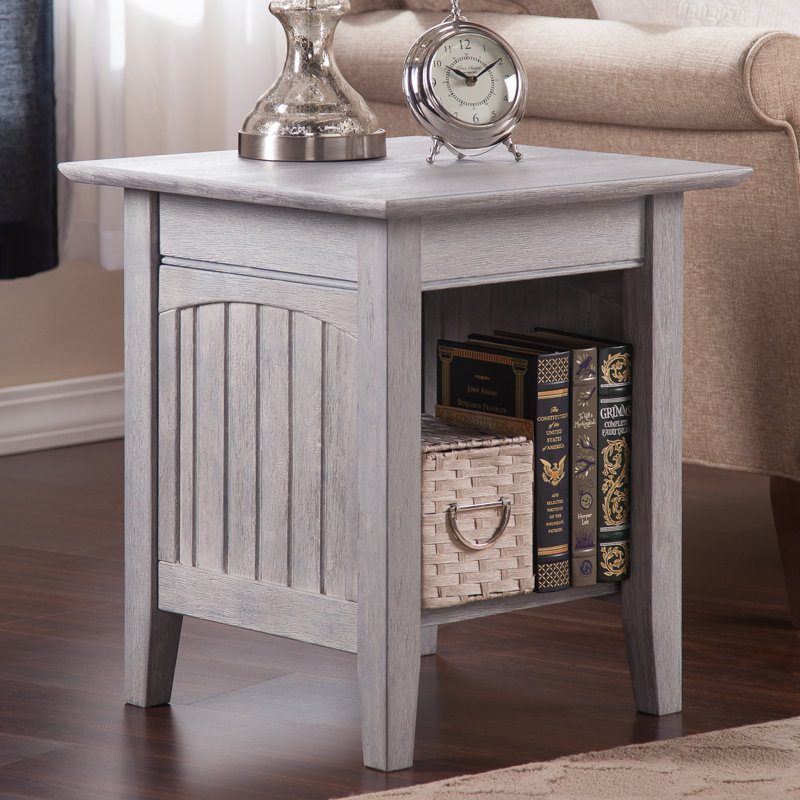 Glenni Solid Wood End Table