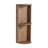 12 Inch Bathroom Wall-Mounted Storage Rack, Space-Saving Floating Design With Durable Imitative Oak Finish-87242591