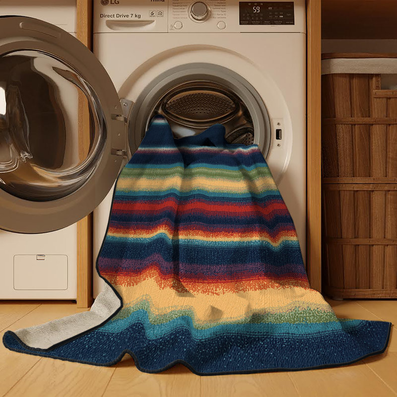 Tapis gris lavable à la machine, Rond 3 pi