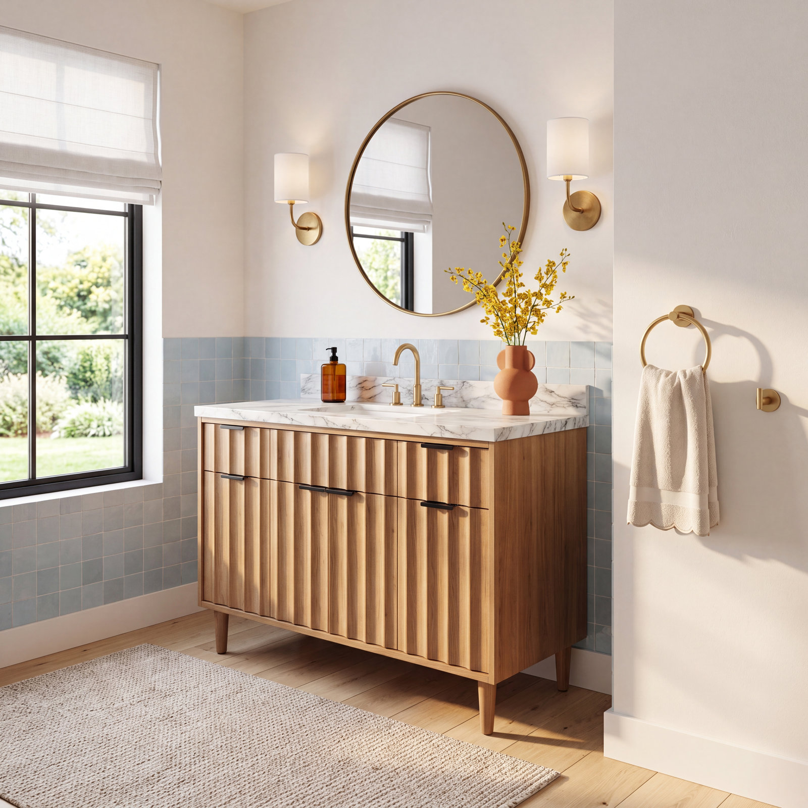 Elan 4-Piece Bathroom Hardware Set, Gold