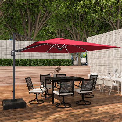 Parasol en porte-à-faux carré Cheetara