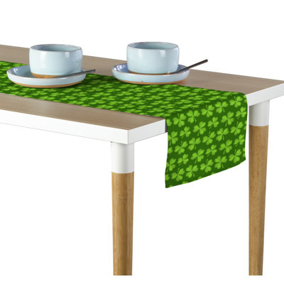 Esters Lucky Clovers Table Runner