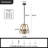 4-light Farmhouse Open Cage Chandelier