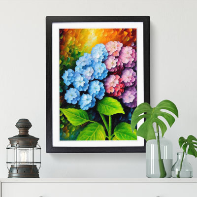 Montanari Hydrangea Flower Painting Vol.2 - Picture Frame Print