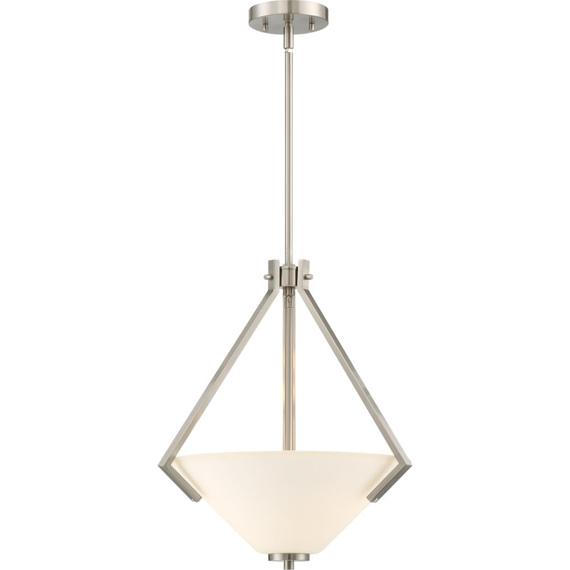 Naccarato 2 - Light Single Pendant, Brushed Nickel