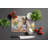 Decorating Easter Belgian Tervuren Glass Cutting Board