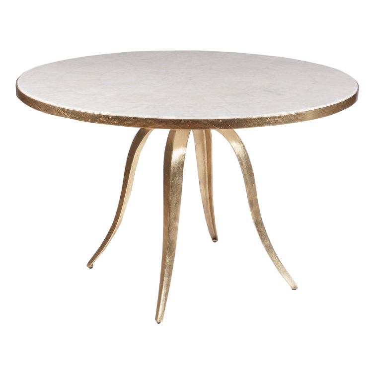 Signature Designs Crystal Stone Round Dining Table