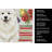 Cream Samoyed Vegetables Kitchen Towel-1412338391
