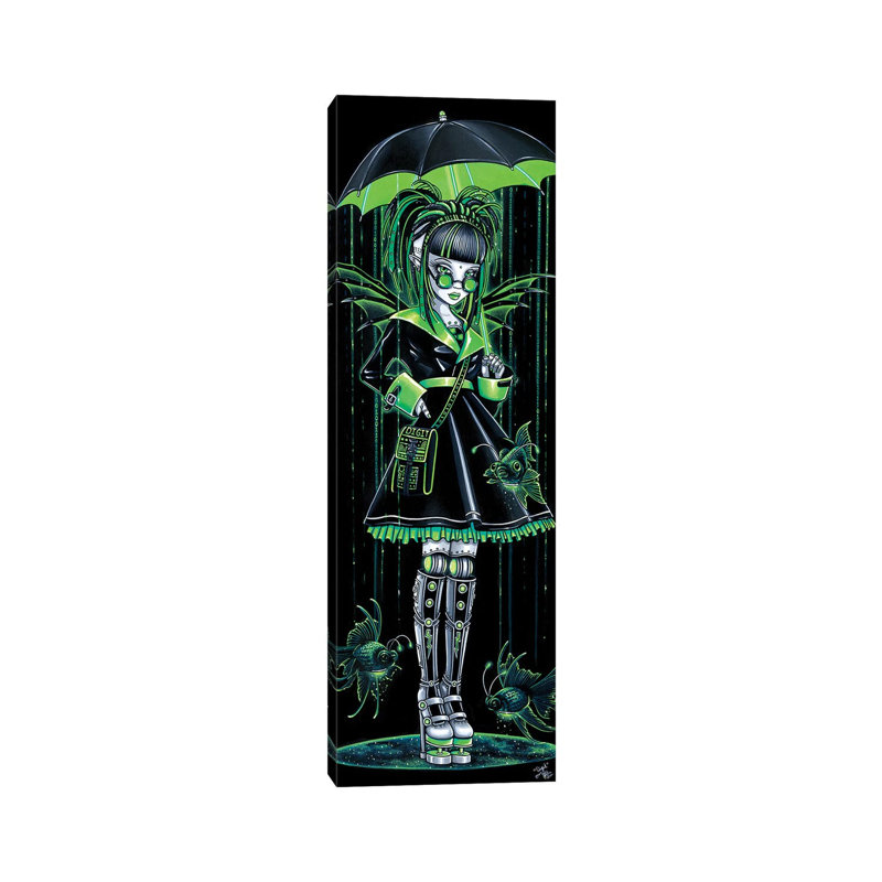 Digit by Myka Jelina - Wrapped Canvas Panoramic Print, 30.48 cm H x 91.44 cm W x 3.175 cm D