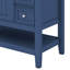 Ensemble de meuble-lavabo élégant 36 po avec une armoire et trois tiroirs-353614389