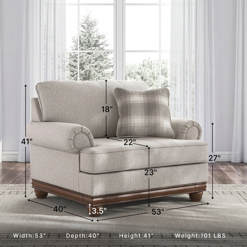 Fauteuil surdimensionné Gilan