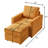 Versatile Comfy Chaise Lounge with Ottoman for Living Room, Enhancing Relaxation-2055153394