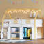 Lit mezzanine bas avec escalier et rangement intégré-1286413941