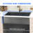 33" Drop-In Apron-Front Workstation Kitchen Sink, Thickened 304 Stainless Steel Deep Basin, Includes Cutting Board, Drain Rack & Colander