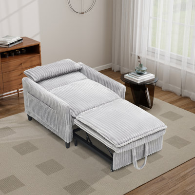 Accent Multi-function Single Sofa Bed Chaise Lounge,armchair;corduroy