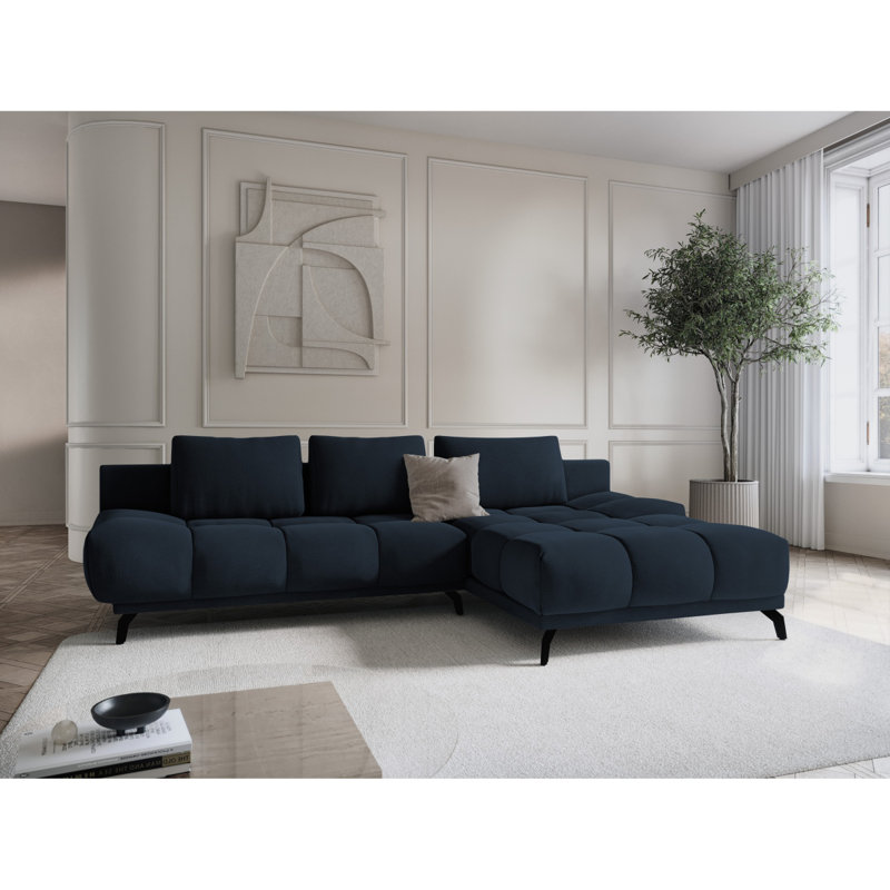 Cuthrell 5 Seater Sofa Bed, Right Hand Facing, Dark Blue